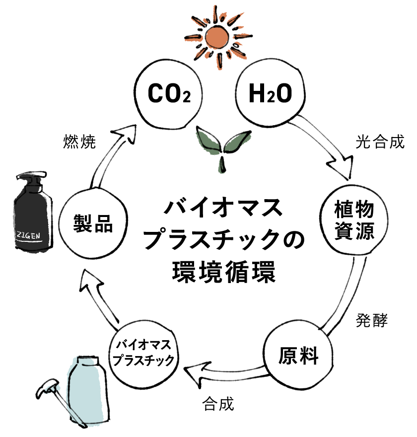 バイオマスプラスチックの環境循環
