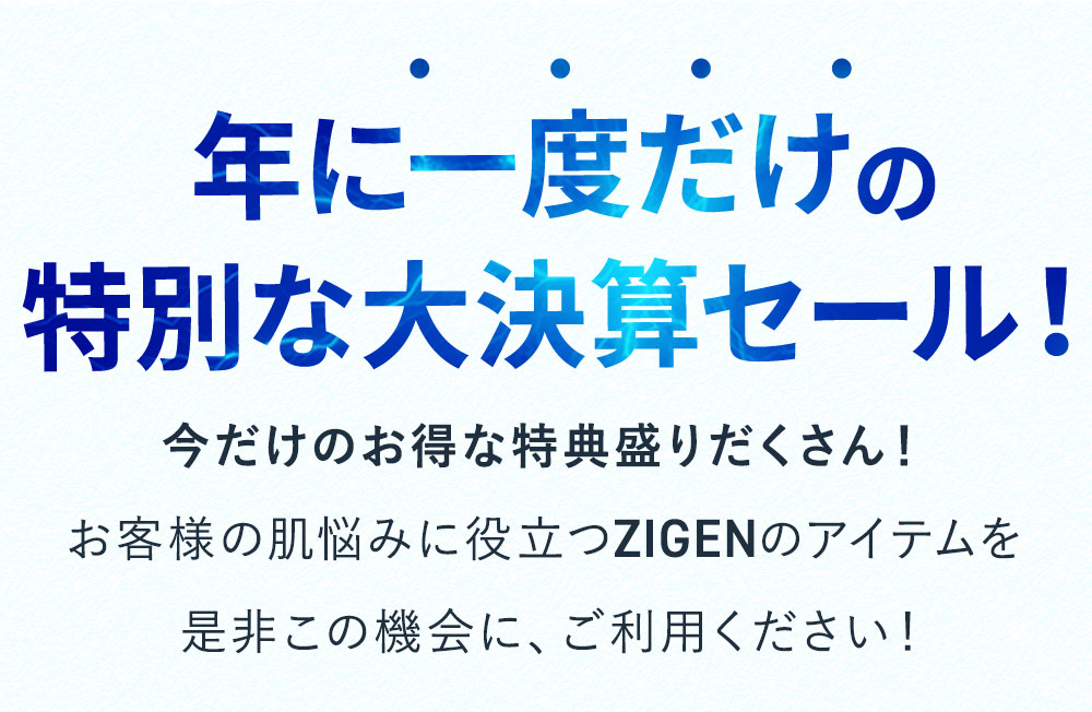 年に一度だけの特別な大決算セール！