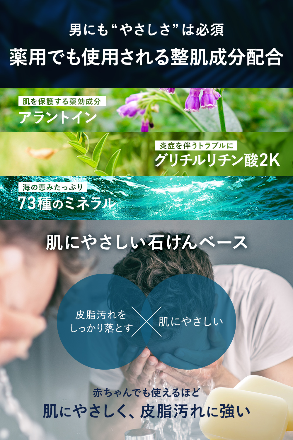 お試しフェイスウォッシュ | メンズコスメ ZIGEN [ジゲン] 公式オンラインショップ