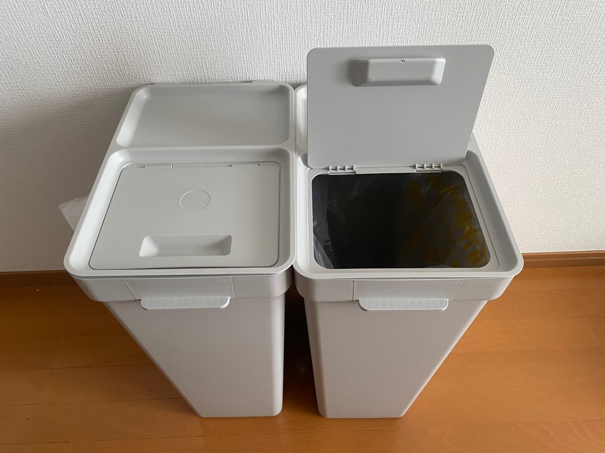 IKEA HÅLLBAR ホルバル ふた付きゴミ箱